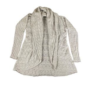 Autumn Cashmere Cream Cable Knit Cardigan